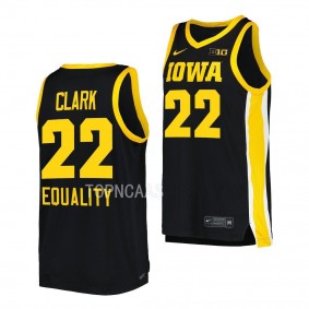 Caitlin Clark Women's Basketball Equality Jersey Black