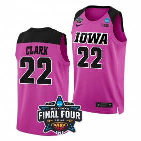 Caitlin Clark 2023 NCAA Final Four Womens Basketball Jersey Pink