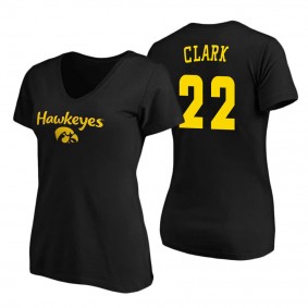 Women's Caitlin Clark Black #1 Mom T-Shirt